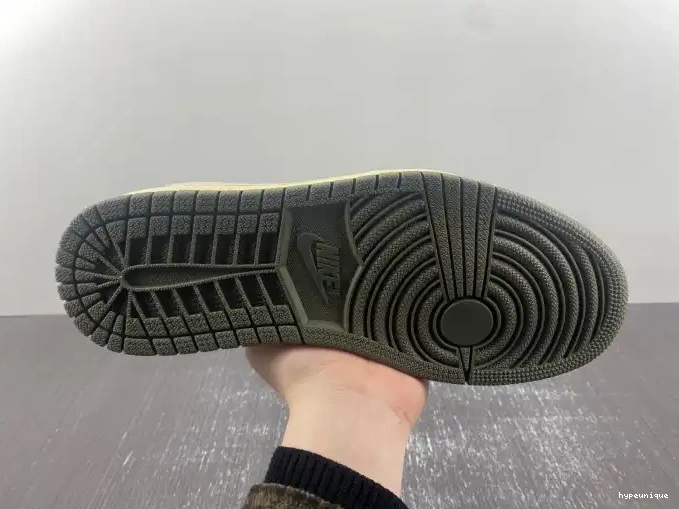 HYPE X 'BLACK SP JORDAN OLIVE' LOW TRAVIS 1 DM7866-002 SCOTT AIR OG 0527